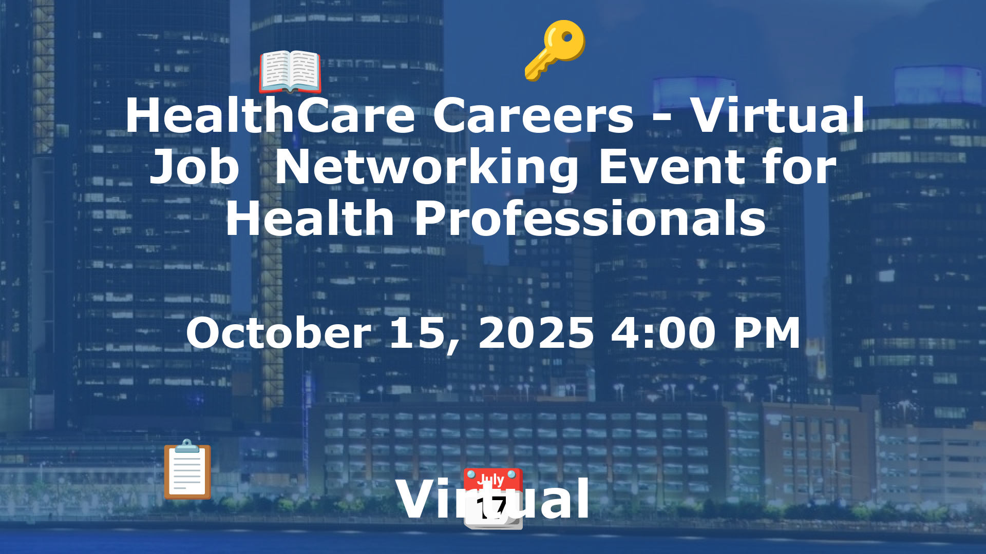 HealthCare Careers - Virtual Job  Networking Event for Health Professionals event image